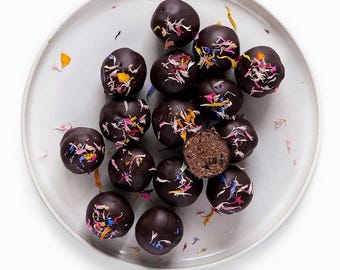 Chocolate Rum & Coconut Balls Recipe PDF (Cups + Grams) | Printable | No‑Bake Truffles | Instant Download