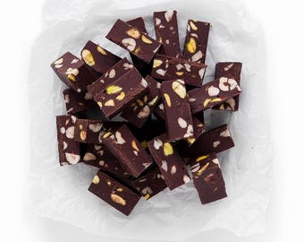 Recette PDF de barres de chocolat à 4 ingrédients (tasses + grammes) | Imprimable | Rapide sans cuisson | Téléchargement instantané
