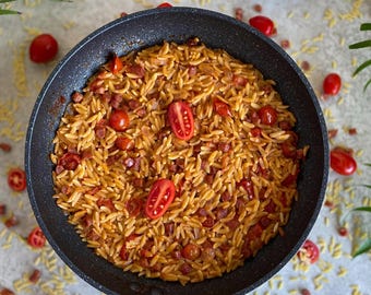 Manestra (One‑Pot Orzo) Recipe PDF (Cups + Grams) | Printable | Quick, Comforting | Instant Download