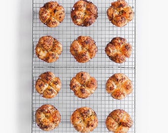 Garlic & Parmesan Rolls Recipe PDF (Cups + Grams) | Printable | Soft, Pull-Apart | Instant Download