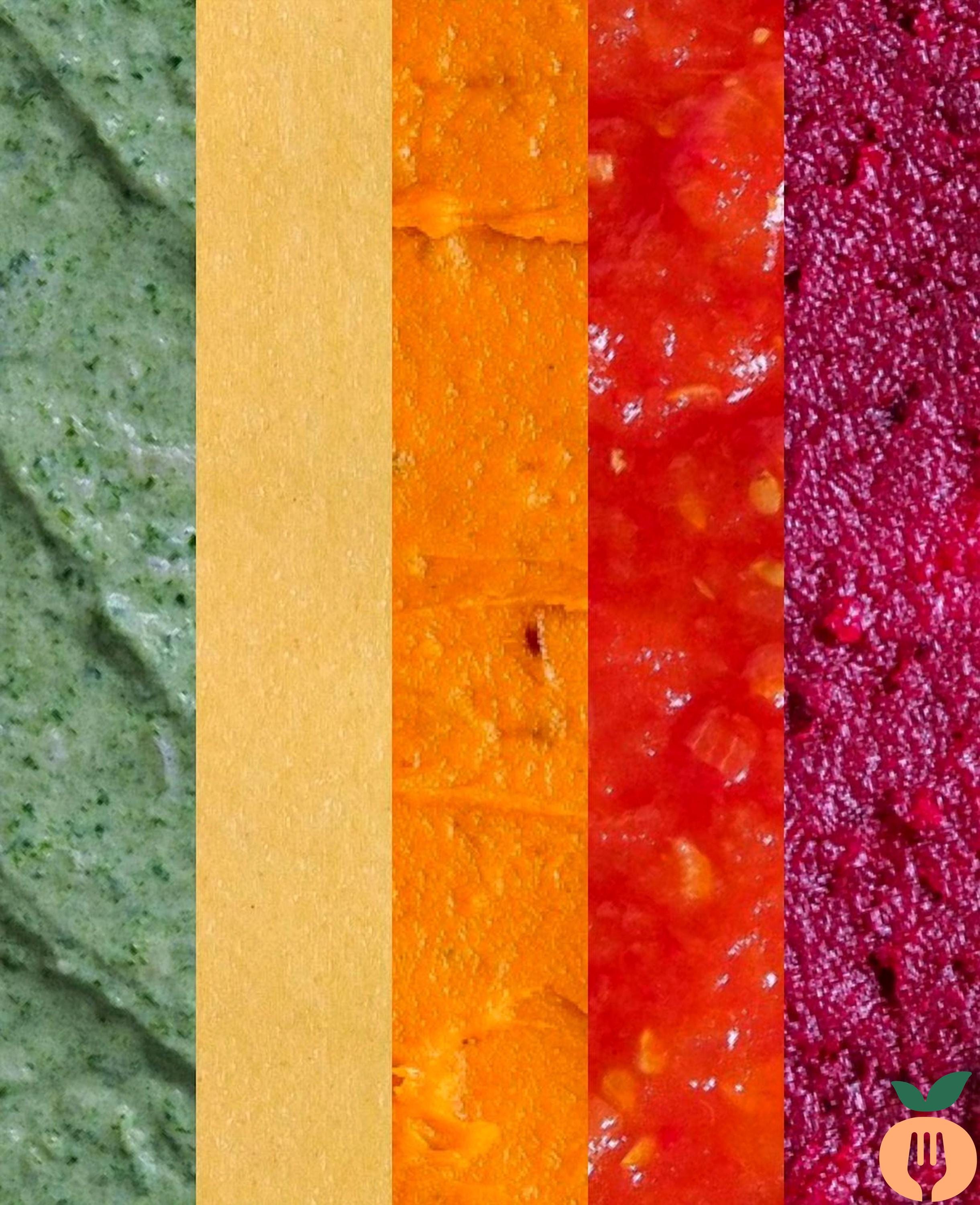 Lasagna Color Rainbow Lasagna Recipe PDF (cups + Grams) | Printable | Veg Layers ...