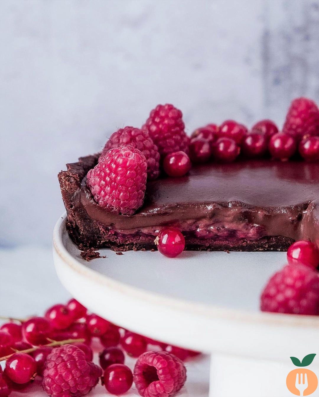 Layered Raspberry Tart Chocolate Raspberry Tart Recipe PDF (cups + Grams) | Printable | Jam ...