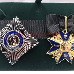 Details about   Star of the Order Pour le Merite - Prussia Blue Max, Blauer Max German Reich