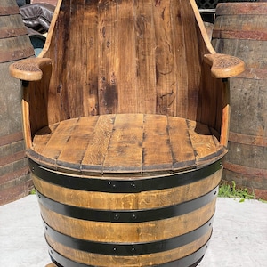 Cask Armchair - “The Hogs Head” without Feet (Flat to Floor)