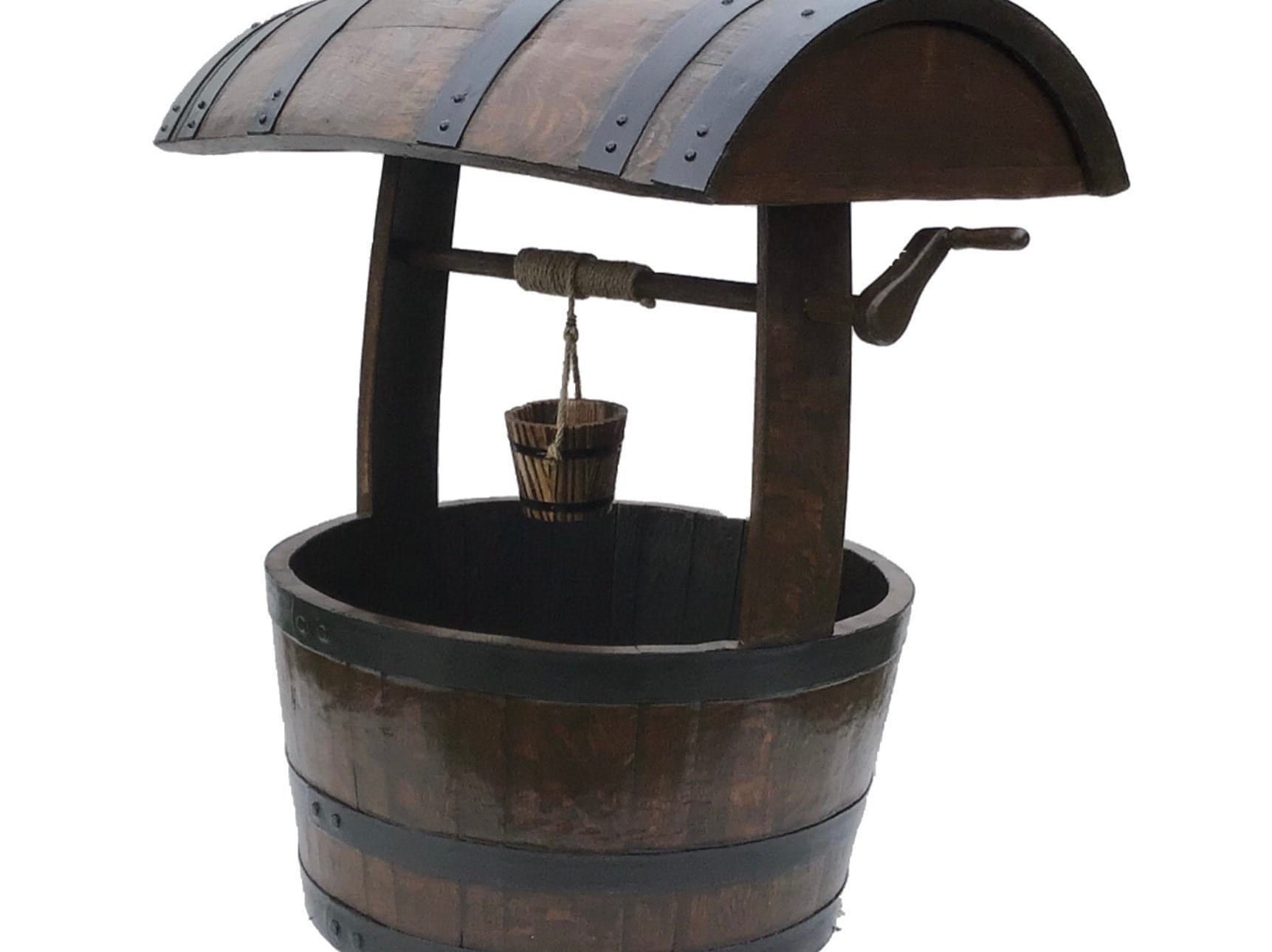 Solid Oak Wishing Well Reclaimed Whisky Barrel Etsy UK