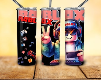 Roblox 20oz Tumbler Digital File, Roblox PNG, Roblox Sublimation - Unique Gaming-inspired Gift for Roblox Fans, Instant Download PNG