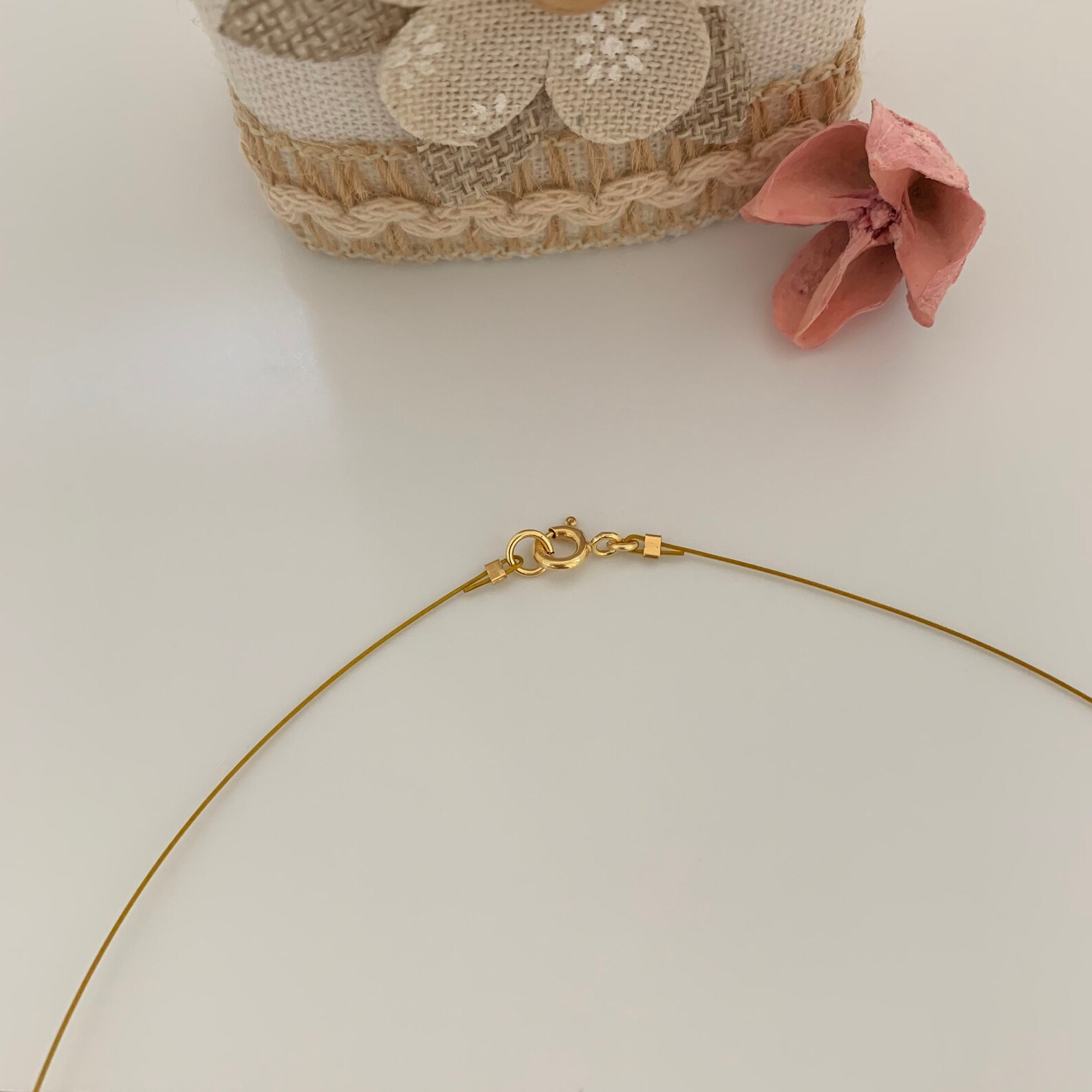 Invisible Necklace Diamond Necklace Pendant Fishing Line Etsy