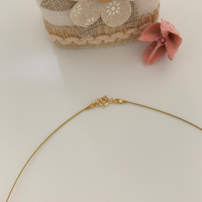 Invisible Necklace Diamond Necklace Pendant Fishing Line Etsy