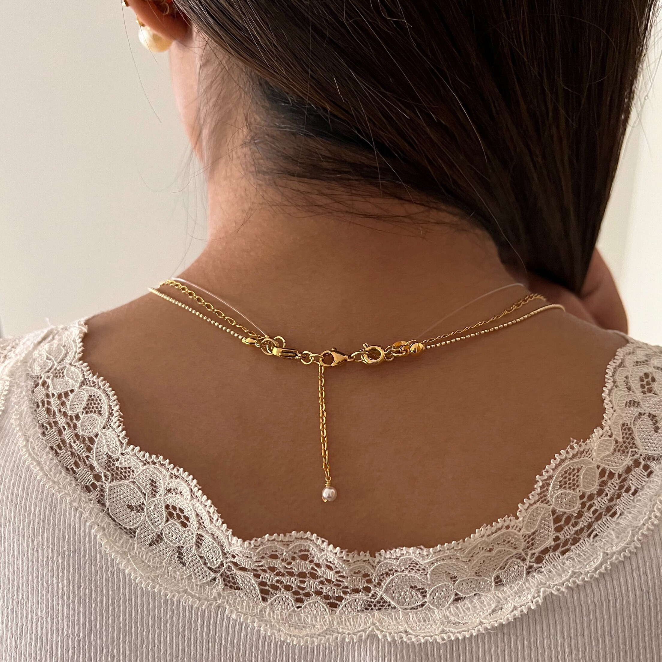 1pcs Layered Necklace Clasp Necklace Separator for Layering, Multiple Necklace  Clasps and Closures for Women,Layered Necklace Clasp 18K Golden Necklace  SeparatorFor Layering, Multiple Necklace Clasps And Closures For  WomenJewelry Makin,Glossy Two-row