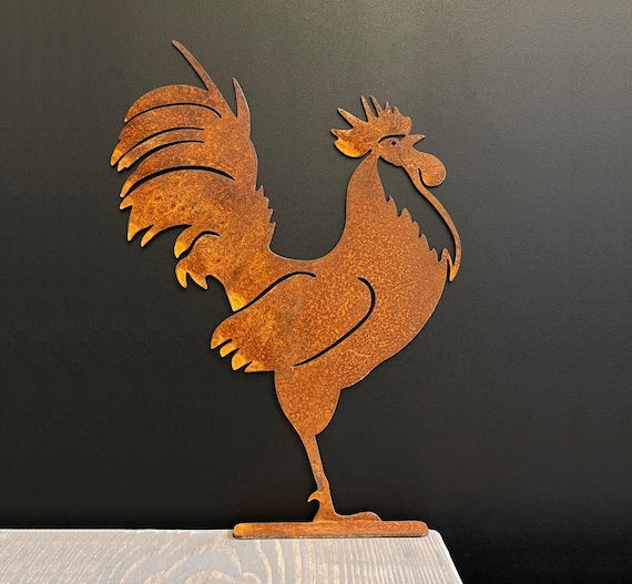 Gallic Rooster National Symbol Exterior Garden Art Metal - Etsy