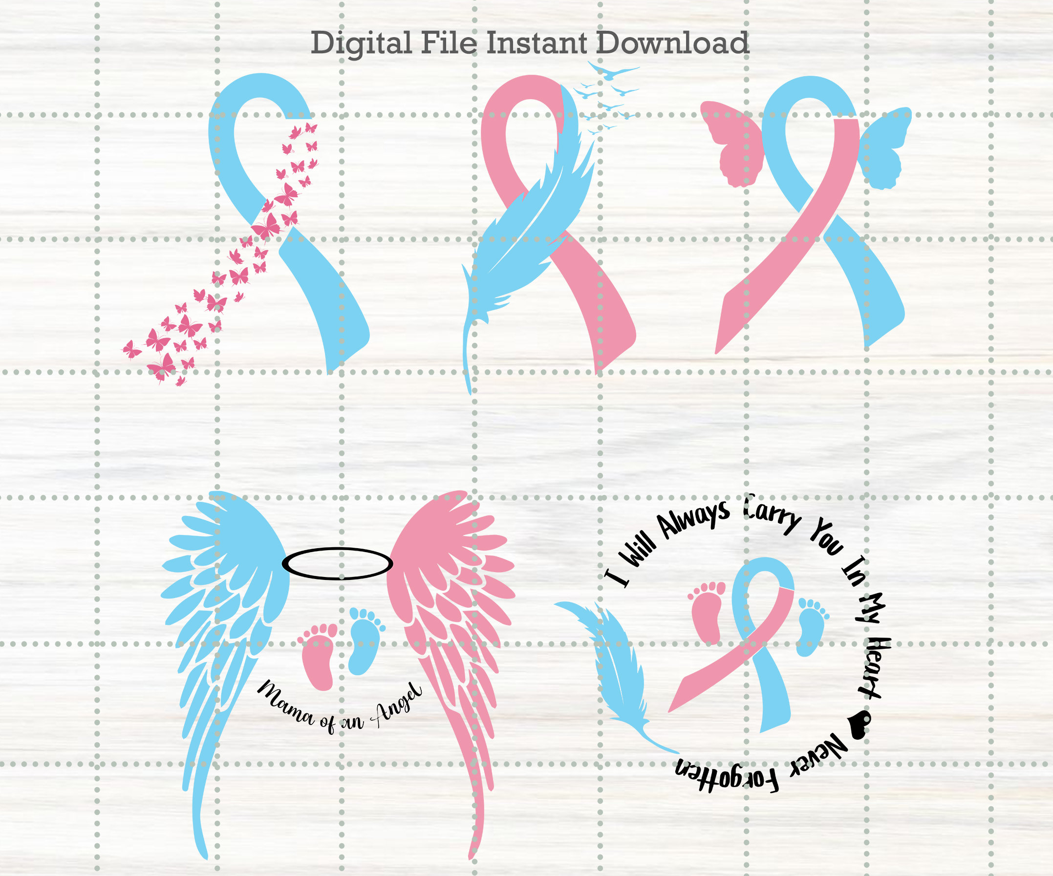 Miscarriage Infant Awareness Ribbon Svg in October We Wear - Etsy Miscarriage Infant Awareness Ribbon Svg in October We Wear - Etsy