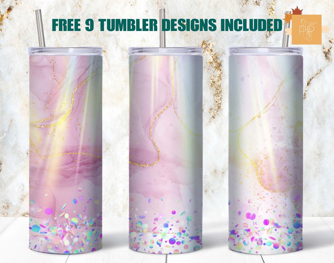 Agate Shimmer Skinny Tumbler - Groovy Girl Gifts