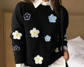 floral sweaters