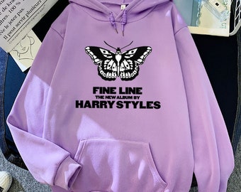 Harry styles purple hoodie Clearance