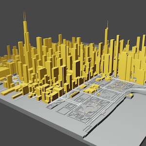 Downtown Chicago Modèle 3D