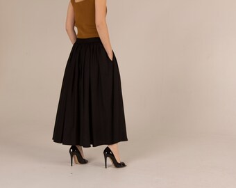 Gathered Skirt Digital PDF Sewing Pattern | Camellia Skirt