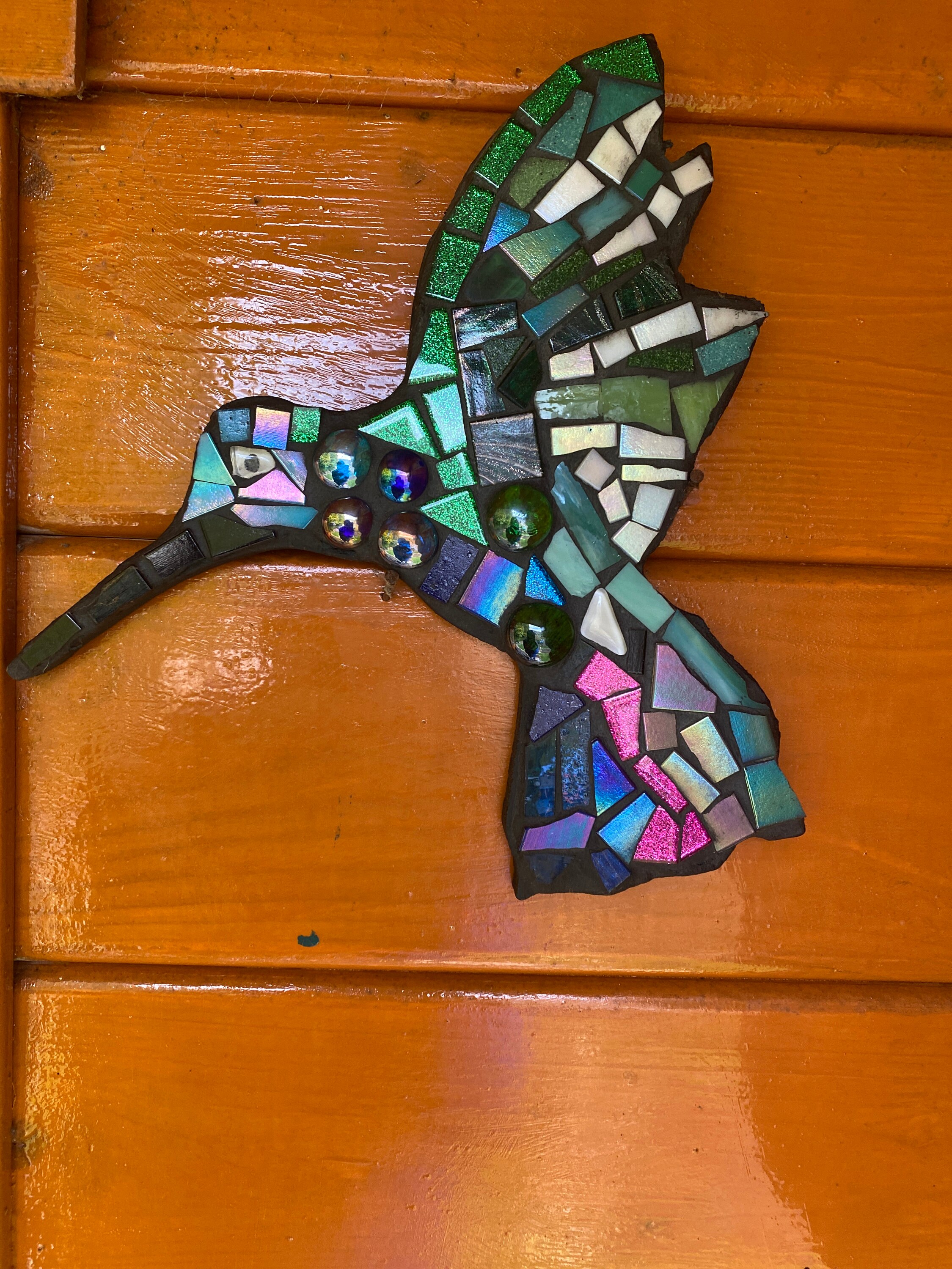 Mosaic Hummingbirds Etsy