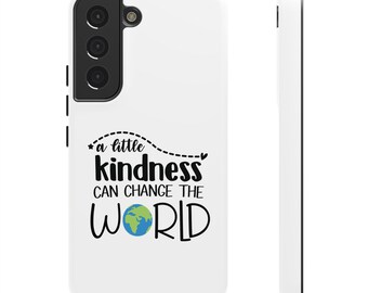 Samsung Galaxy S22 Samsung Galaxy S22 Plus Samsung Galaxy S22 Ultra Tough Cases A Little Kindness Be Nice Hippie Boho Festival Phone Case