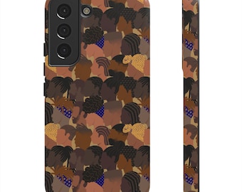 Samsung Galaxy S22 Samsung Galaxy S22 Plus Samsung Galaxy S22 Ultra Tough Cases African American Woman Black Woman