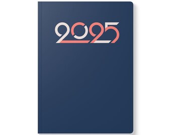 Colorful 2025 with Blue Softcover Journal, Diary Notebook Sketchbook Planner, Writing Journal for Women Men Kids, Daily Journal