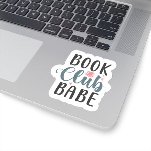 Book Club Babe Kiss-Cut Stickers