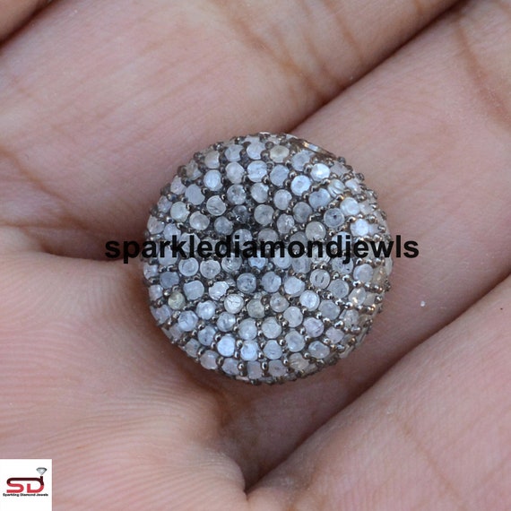 Pave diamond best sale beads