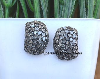Rebanada natural Polki Diamond Beads Mujeres Diamond Beads Diamond Finding 925 Sterling Silver Finding Jewelry Accessories Joyería al por mayor