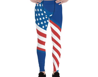 American Flag Leggings - Etsy UK