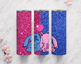 Angel and her friend stitch 20 oz Tumbler