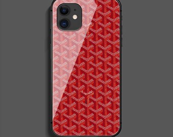 white goyard phone case