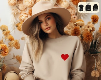 Frauen Valentinstag Sweatshirt, Frauen Valentinstag Shirt, Valentinstag Geschenke für sie, Valentinstag Shirt, Valentinstag Pullover, Herz Sweatshirt