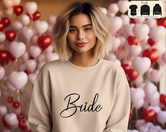 Bride Sweatshirt: Bachelorette Party Crewneck, Bridal Shower Outfit