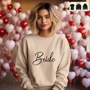 Bride Sweatshirt: Bachelorette Party Crewneck, Bridal Shower Outfit