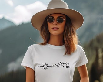 Adventure TShirt, Adventure Shirt, Camping Shirts, Mountain TShirt, Hiker TShirts, Nature Lover Shirt, Camping Gift, Vacation Shirt