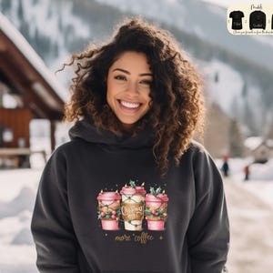 Christmas Coffee Sweatshirt ,Cute Christmas T-Shirt, Christmas Sweater, Retro Christmas Hoodie, Family Christmas Tee, Cozy Holiday Sweater