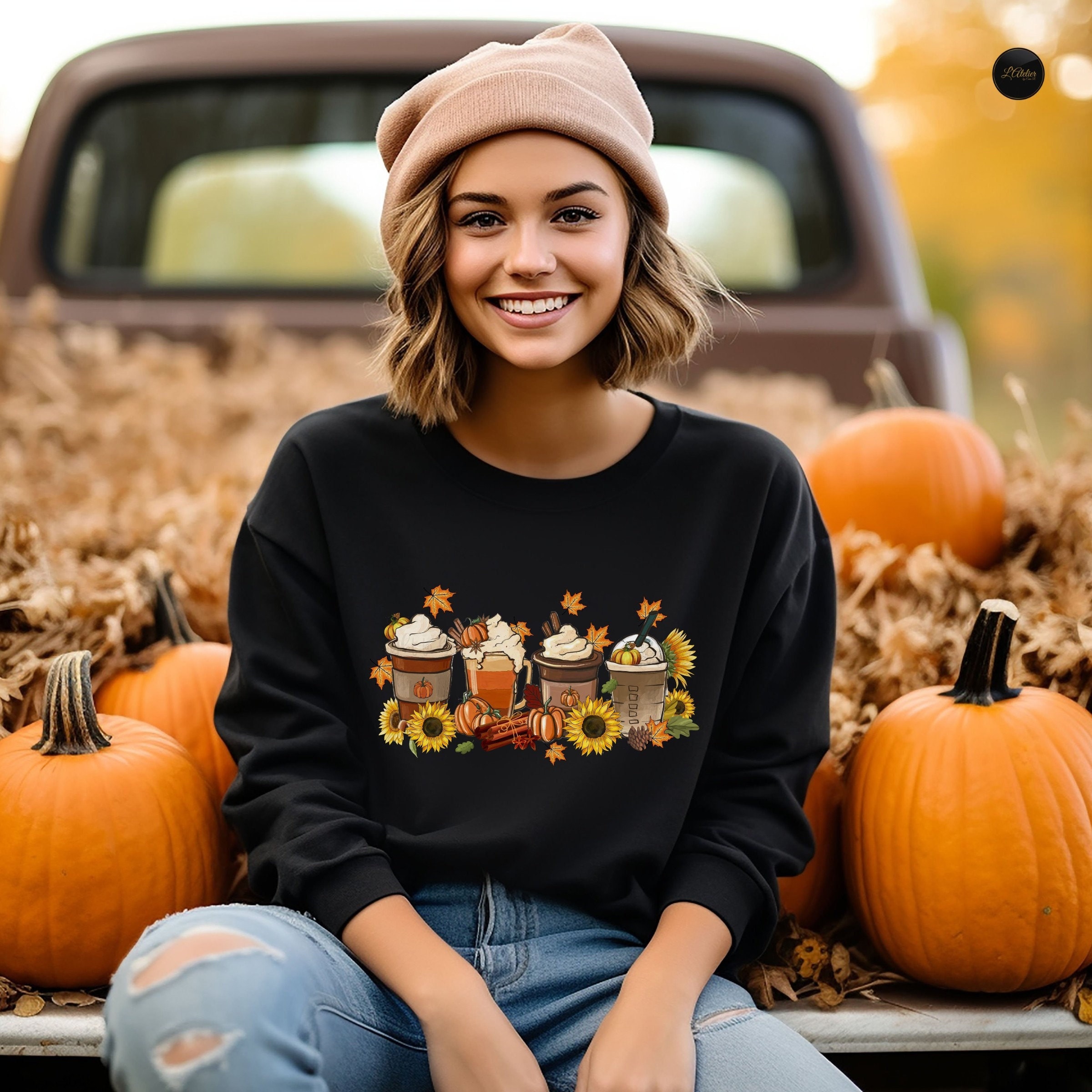 Pumpkin spice latte sweatshirt sales