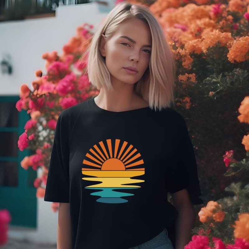 Sunset Retro Long Sleeve T-shirt