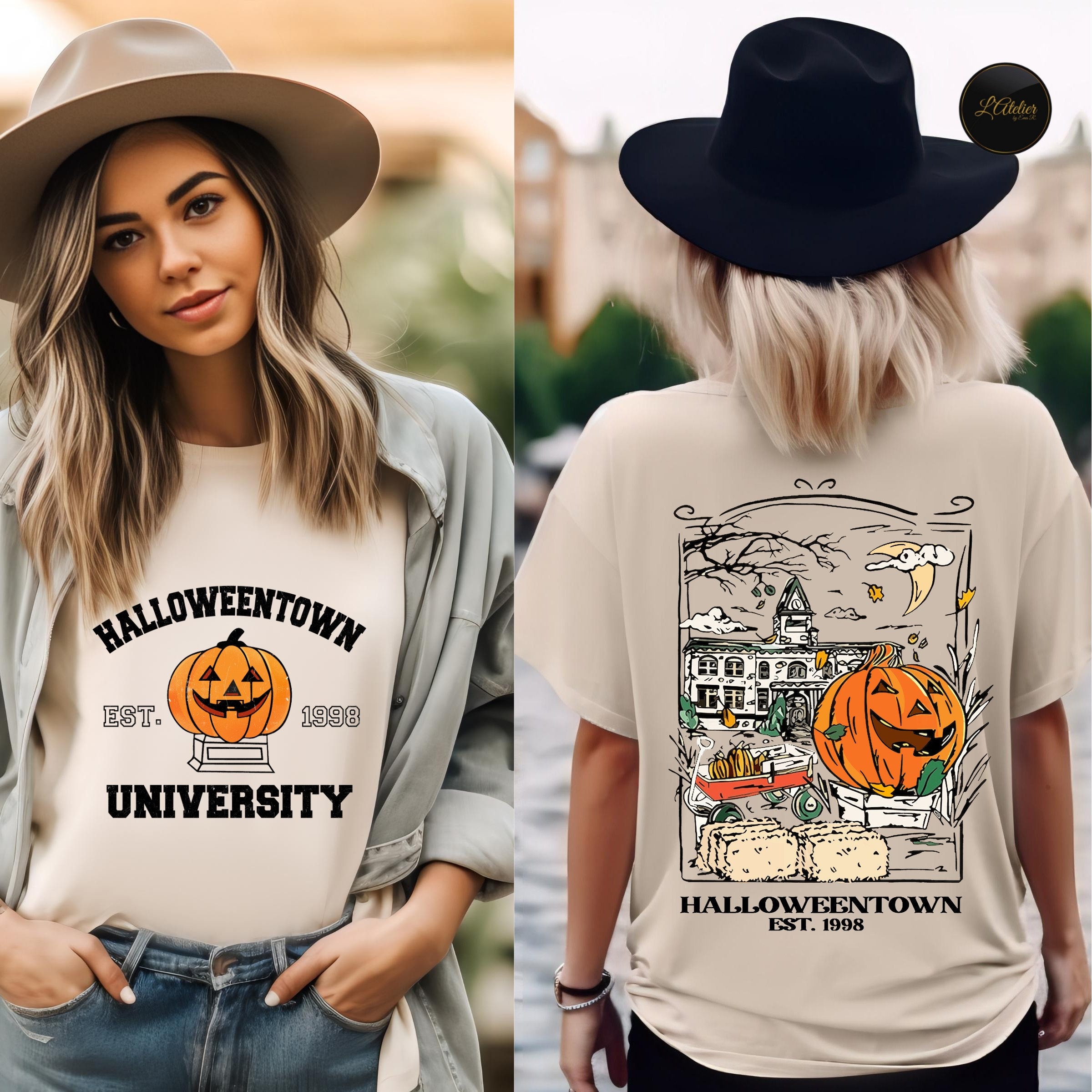 Halloweentown Est 1998 Sweatshirt, Halloweentown University T-Shirt, Retro Halloweentown Sweater, Fall Sweatshirt, Halloween Hoodie