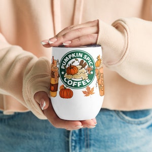 Pumpkin Spice Coffe Travel Mug, Pumpkin Spice To Go Tumbler, Thanksgiving Gifts Ideas, Pumpkin Spice Latte Tumbler, Fall Coffee To Go Cup