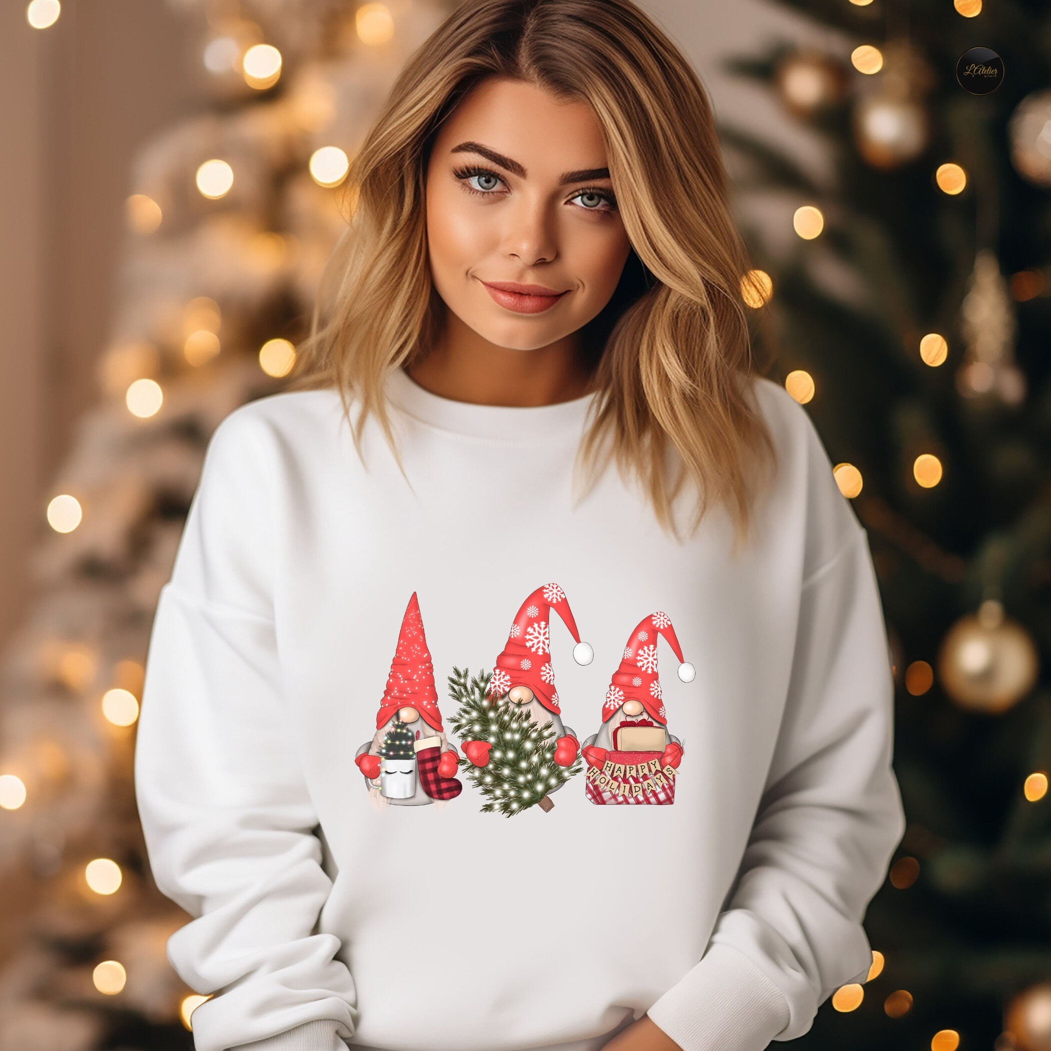 Christmas gnome hoodie sale