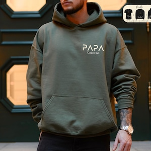 Personalised Papa Sweatshirt, Dad T-Shirt, Father's Day Gift, Custom Name Papa Hoodie, Pregnancy Announcement, New Dad Gift, Dad 2025 Shirt