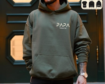 Personalised Papa Sweatshirt, Dad T-Shirt, Father&#39;s Day Gift, Custom Name Papa Hoodie, Pregnancy Announcement, New Dad Gift, Dad 2025 Shirt