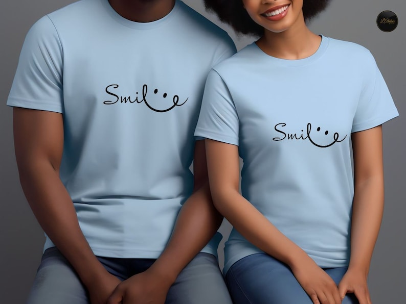 Smile Shirt, Positive Vibes Sweatshirt, Positivity Quote T-Shirt, Smile Hoodie, Graphic Tee For Woman, T-Shirts With Inspirational Sayings zdjęcie 3