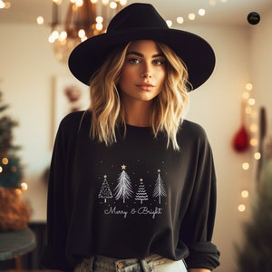 Weihnachtsbaum Sweatshirt, Weihnachten Pullover, süße Weihnachten T-Shirt, Urlaub Hoodie, Frauen Weihnachten Shirt, Weihnachtsbaum T-Shirt