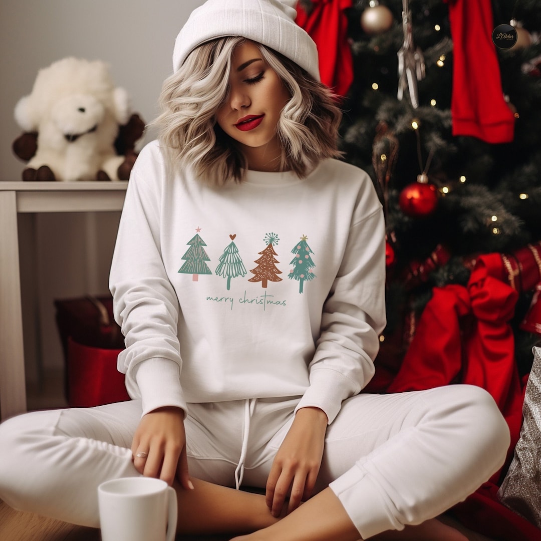Weihnachtsbaum Sweatshirt, Weihnachten Pullover, Weihnachten Shirt für Frauen, Weihnachten