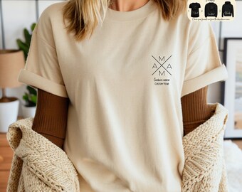 Gepersonaliseerd sweatshirt geboortejaar, gepersonaliseerd mama-T-shirt, moedertrui, moedercadeau, aangepaste moederhoodie, gepersonaliseerde Moederdagcadeaus