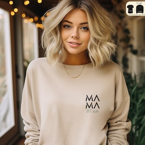 Custom Mama Hoodie, Mothers Day Hoodie, Personalised Hoodie, Mother's Day Gift, New Mum Gift, Mother To Be, Mom To Be Gift, Mother Birthday