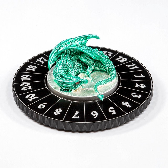 Sage's Green Dragon Dice Wheel | Dungeons Dragons DnD Pathfinder RPG TTRPG