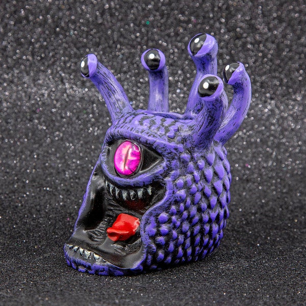 Purple Eye Tyrant Desk Companion Phone Stand & Pencil Holder