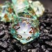 Sage's Orbs - Ocean Souls Liquid Core Sharp Edge Resin Polyhedral Dice Set